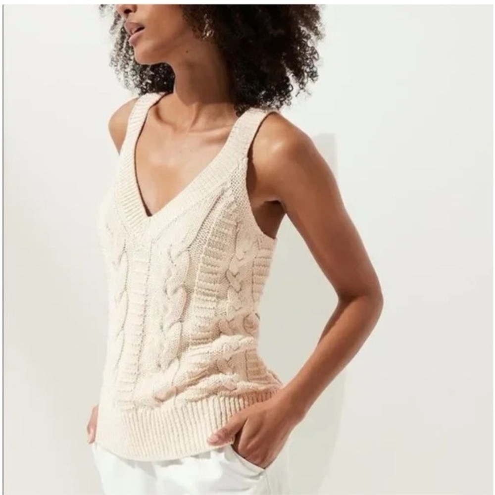 Banana Republic Organic Cotton Sweater Tank